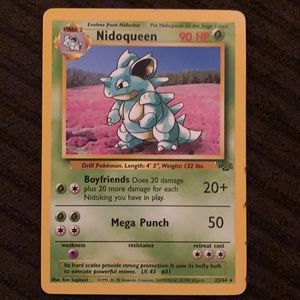 Nidoqueen, Nidorina, and Nidoran Pokémon Card Set